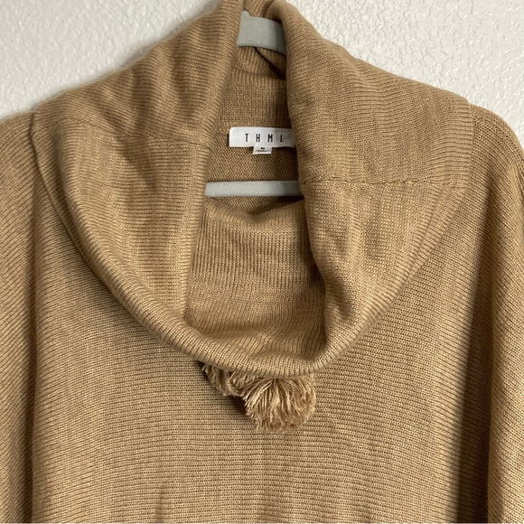 THML Fall Poncho Cowl Neck Sweater M - Picture 2 of 9